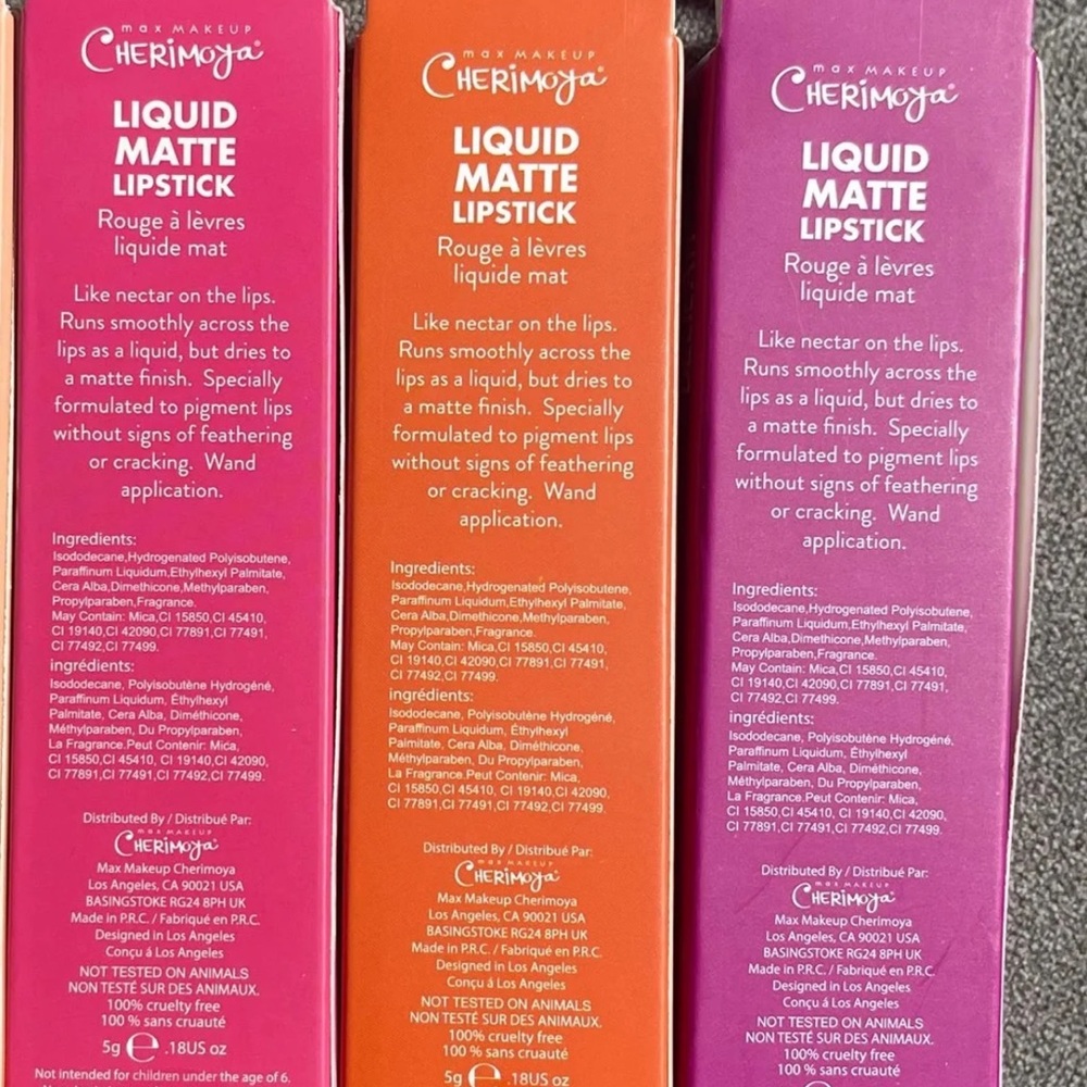 ❌SOLD❌🥰🥰Max Makeup Cherimoya Liquid Lipstick Matte🥰🥰 - Picture 6 of 6